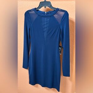 Express navy cocktail dress